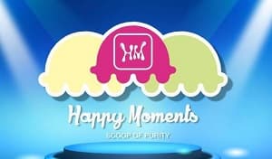 Happy Moments Ice Cream Franchise Logo