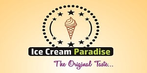 Ice cream Paradise Franchise Logo